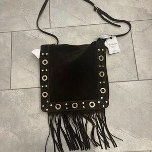 Marlon brown genuine leather bag